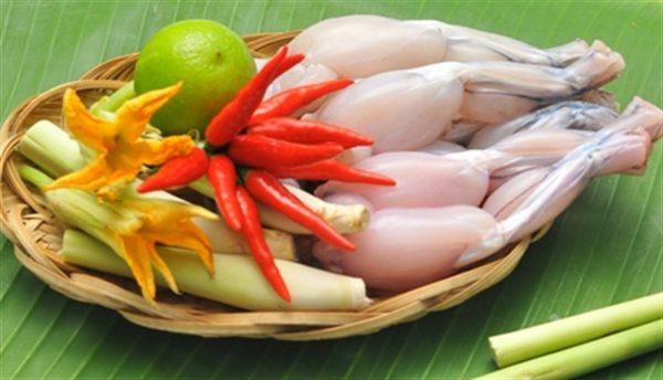 món ngon từ ếch đồng