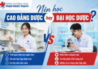 Nên học Cao đẳng Dược hay Đại học Dược? So sánh chi tiết để lựa chọn phù hợp